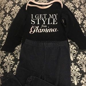 *SOLD*Two-piece outfit long sleeve top and pants